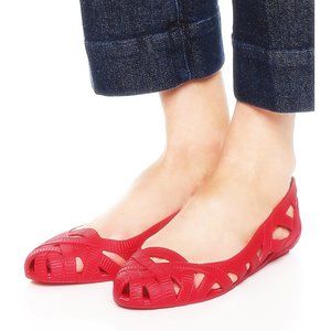 Jason Wu + Melissa Shoes jelly-style cutout flats